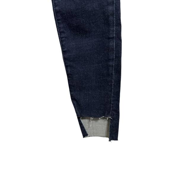 Frame Le Skinny De Jeanne Raw Cut Step Hem Denim Stretch Jeans Size 23 #LSJRS206 - Picture 4 of 7